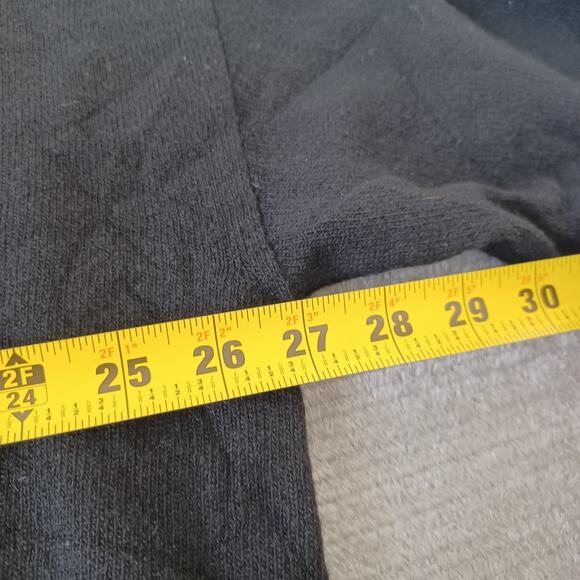 Lost & Found Cashmere Sweater Mens Large Black Crew Stretch Casual Oversized - Picture 6 of 9